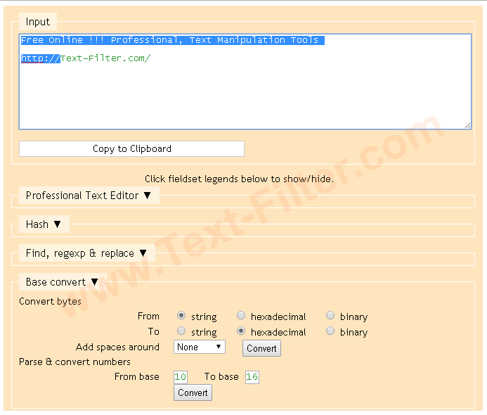 Base convert,Convert Bytes Online.