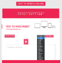 Text to speech online